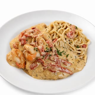 Chicken & Shrimp Carbonara